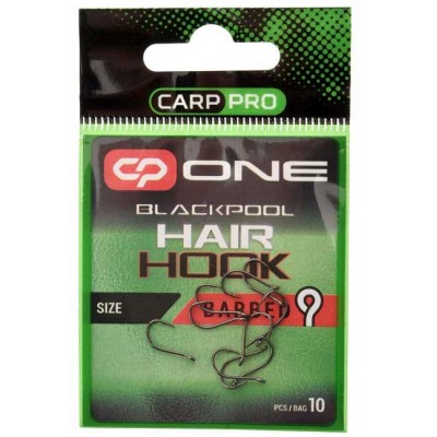 Крючок CARP PRO Black Nickel Blackpool Hair Hook Ringed