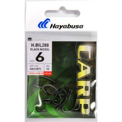 Крючки HAYABUSA - H.BIL288 Black Nickel
