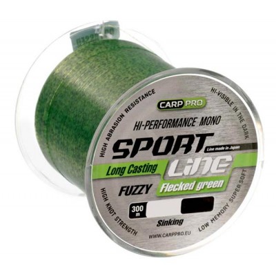 Леска Carp Pro Sport Line Flecked Green 300м