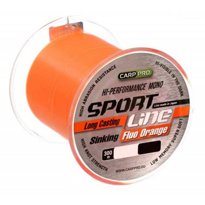 Леска CARP PRO Sport Line Fluo Orange 300м