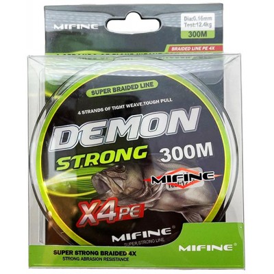 Шнур плетенный MIFINE Demon Strong 300m X4 PE