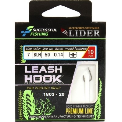 Поводок с крючком LIDER Leash Hook 1803-20