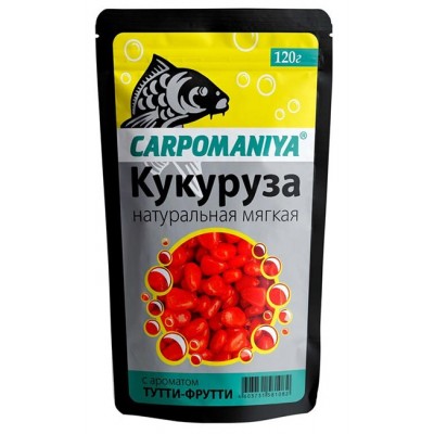 Кукуруза CARPOMANIYA мягкая натуральная ароматизированная в пакетах 120 г  