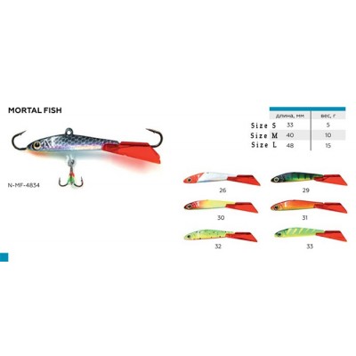 Балансир NAMAZU Mortal Fish S L-3,3 см 5 гр