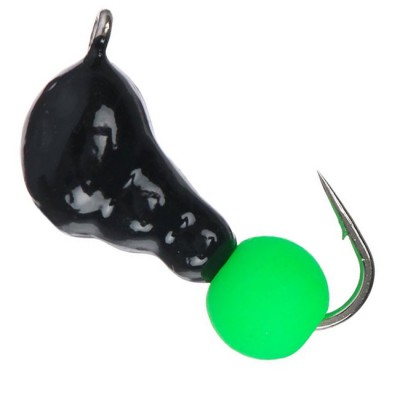 Мормышка МУРАВЕЙ с ушком 0,6гр ЯМАН вольфрамовая, зеленый шар 